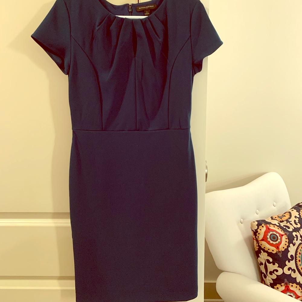 Banana Republic Dark green suit dress